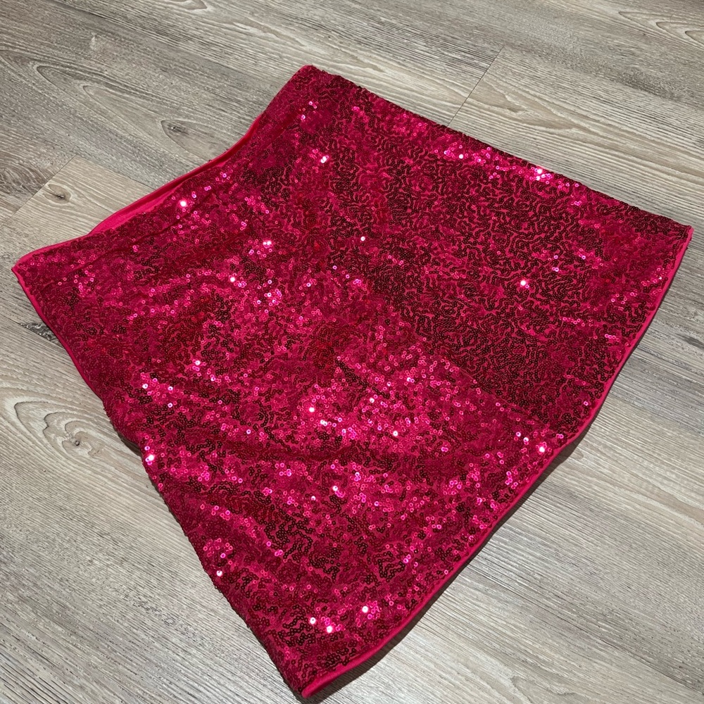 Taylor Swift Eras Tour Costume Hot Pink Sequin Skirt
